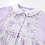 【お揃い】オーガンジー花柄プリントスカート付き長袖カバーオール(70~80cm) | fillot de bébé réduction | 詳細画像22 