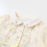 【お揃い】オーガンジー花柄プリントスカート付き長袖カバーオール(70~80cm) | fillot de bébé réduction | 詳細画像9 