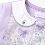 【お揃い】オーガンジー花柄プリント長袖2WAYオール(50~75cm) | fillot de bébé réduction | 詳細画像10 