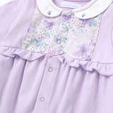 【お揃い】オーガンジー花柄プリント長袖2WAYオール(50~75cm) | fillot de bébé réduction | 詳細画像11 