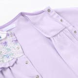 【お揃い】オーガンジー花柄プリント長袖2WAYオール(50~75cm) | fillot de bébé réduction | 詳細画像16 