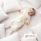 【お揃い】オーガンジー花柄プリント長袖2WAYオール(50~75cm) | fillot de bébé réduction | 詳細画像2 