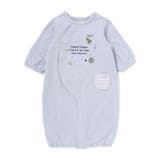 【お揃い】天竺宇宙モチーフ刺しゅう長袖2WAYオール(50~75cm) | fillot de bébé réduction | 詳細画像1 