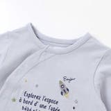 【お揃い】天竺宇宙モチーフ刺しゅう長袖2WAYオール(50~75cm) | fillot de bébé réduction | 詳細画像4 