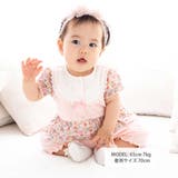 【お揃い】リバティプリント異素材ミックスカバーオール(70~80cm) | fillot de bébé réduction | 詳細画像2 