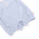 オーガニックコットンクマパッチ半袖カバーオール(70~80cm) | fillot de bébé réduction | 詳細画像12 