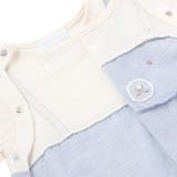 オーガニックコットンクマパッチ半袖カバーオール(70~80cm) | fillot de bébé réduction | 詳細画像14 