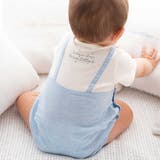 オーガニックコットンクマパッチ半袖カバーオール(70~80cm) | fillot de bébé réduction | 詳細画像4 