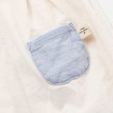 オーガニックコットンクマパッチ半袖2WAYオール(50~75cm) | fillot de bébé réduction | 詳細画像11 