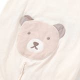 オーガニックコットンクマパッチ半袖2WAYオール(50~75cm) | fillot de bébé réduction | 詳細画像12 