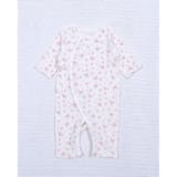 ピンク系 | 【 日本製 】 コットン 40/- フライス カバーオール (60~80cm) | fillot de bébé réduction