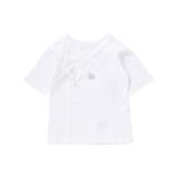 ホワイト | 【日本製】【お揃い】フライス短肌着(50~60cm) | fillot de bébé réduction