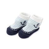ネイビー系 | ボーダーイカリカップソックス(8~13cm) | fillot de bébé réduction