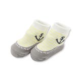 イエロー系 | ボーダーイカリカップソックス(8~13cm) | fillot de bébé réduction