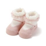 ピンク系 | ラメチュール付きカップソックス(8~13cm) | fillot de bébé réduction