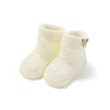 折り返しクマ刺しゅうソックス(8~13cm) | fillot de bébé réduction | 詳細画像2 