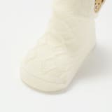折り返しクマ刺しゅうソックス(8~13cm) | fillot de bébé réduction | 詳細画像4 