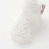 【お揃い】折り返しウサギ刺しゅうソックス(8~13cm) | fillot de bébé réduction | 詳細画像5