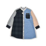 【お揃い】クレイジーパターンシャツワンピース(80~130cm) | Noeil aime BeBe | 詳細画像14