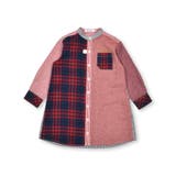 【お揃い】クレイジーパターンシャツワンピース(80~130cm) | Noeil aime BeBe | 詳細画像7