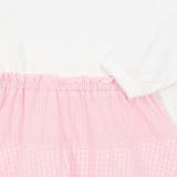 【お揃い】ギンガムティアードドッキングワンピース(80~130cm) | Noeil aime BeBe | 詳細画像17 