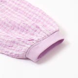 天竺ワッシャーチェックドッキングワンピース(80~130cm) | Noeil aime BeBe | 詳細画像12 