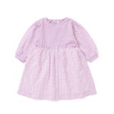 天竺ワッシャーチェックドッキングワンピース(80~130cm) | Noeil aime BeBe | 詳細画像8 