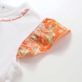 【お揃い】水彩花柄プリント天竺ドッキングワンピース(80~130cm) | Noeil aime BeBe | 詳細画像12 