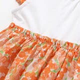 【お揃い】水彩花柄プリント天竺ドッキングワンピース(80~130cm) | Noeil aime BeBe | 詳細画像13 