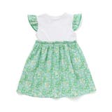 【お揃い】水彩花柄プリント天竺ドッキングワンピース(80~130cm) | Noeil aime BeBe | 詳細画像8 