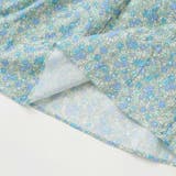 【お揃い】花柄付け襟＋花柄切り替えスムース長袖ワンピース(80~130cm) | Noeil aime BeBe | 詳細画像18 