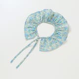 【お揃い】花柄付け襟＋花柄切り替えスムース長袖ワンピース(80~130cm) | Noeil aime BeBe | 詳細画像20 