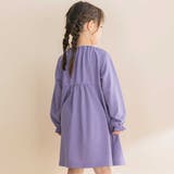 レースフリル襟インレイワンピース(80~130cm) | Noeil aime BeBe | 詳細画像3