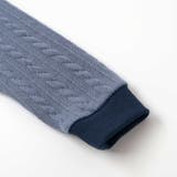 飛び裏毛xケーブルJQニットブロック切り替えワンピース | Noeil aime BeBe | 詳細画像17