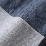 飛び裏毛xケーブルJQニットブロック切り替えワンピース | Noeil aime BeBe | 詳細画像20