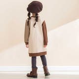 飛び裏毛xケーブルJQニットブロック切り替えワンピース | Noeil aime BeBe | 詳細画像5