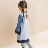 飛び裏毛xケーブルJQニットブロック切り替えワンピース | Noeil aime BeBe | 詳細画像7