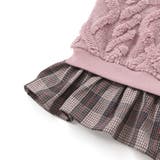 【お揃い】ケーブルボアxタータンチェックワンピース(80~130cm) | Noeil aime BeBe | 詳細画像16