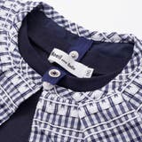 【お揃い】ギンガムチェック付け襟Tシャツ+パンツセット(80~130cm) | Noeil aime BeBe | 詳細画像13 