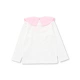 【お揃い】ギンガムチェック付け襟Tシャツ+パンツセット(80~130cm) | Noeil aime BeBe | 詳細画像20 