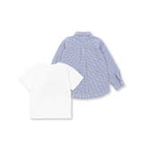 ギンガムチェックシャツ+Tシャツセット(80~130cm) | Noeil aime BeBe | 詳細画像10