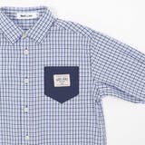 ギンガムチェックシャツ+Tシャツセット(80~130cm) | Noeil aime BeBe | 詳細画像11