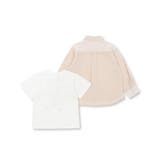 ギンガムチェックシャツ+Tシャツセット(80~130cm) | Noeil aime BeBe | 詳細画像17