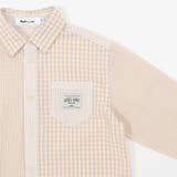 ギンガムチェックシャツ+Tシャツセット(80~130cm) | Noeil aime BeBe | 詳細画像18
