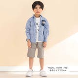 ギンガムチェックシャツ+Tシャツセット(80~130cm) | Noeil aime BeBe | 詳細画像2