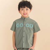 【お揃い】リップストップ ダンガリー半袖シャツ+パンツセットアップ(90~130… | Noeil aime BeBe | 詳細画像5 