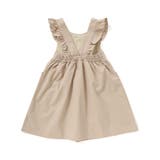 ツイル肩フリルジャンパースカート+ボーダー長袖Tシャツセット | Noeil aime BeBe | 詳細画像8