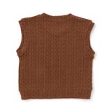 【お揃い】タータンチェックシャツ＋ケーブルジャガードベストセット(90~130c… | Noeil aime BeBe | 詳細画像10 