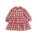 タータンチェックワンピース+ケーブルジャガードベストセット | Noeil aime BeBe | 詳細画像12