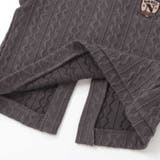 タータンチェックワンピース+ケーブルジャガードベストセット | Noeil aime BeBe | 詳細画像17